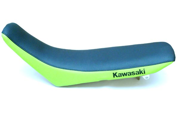 KAWASAKI KLX250 カワサキ シート加工 ディンプル・カワサキグリーン仕様